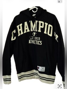 Champion Hoodie -Black -Reverse Weave - Men’s Size Large
